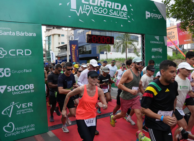 1ª Corrida Ipasgo Saúde reúne mais de 1.200 participantes e sinaliza foco ampliado em saúde mental