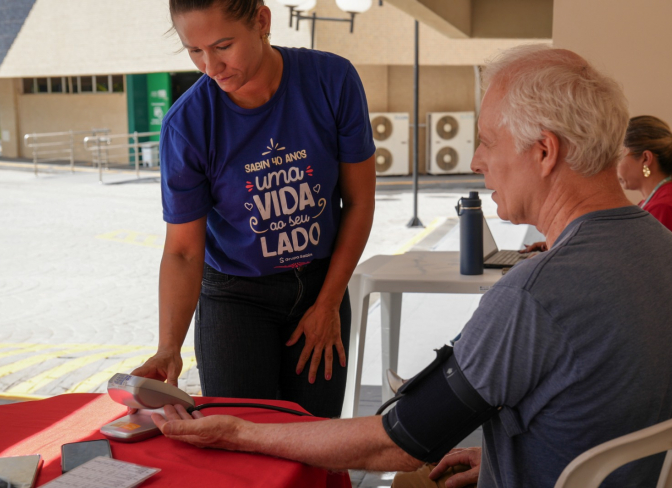 Ação Azul do Ipasgo Saúde realiza PSA gratuito e conscientização sobre saúde do homem